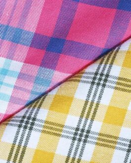 100% Cotton Yarn Dyed Flannel Fabric