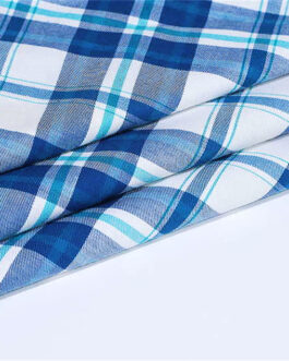 CVC yarn dyed flannel fabrics