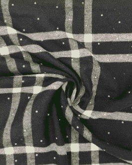 100% cotton yarn dyed flannel fabric with diamond-ironing